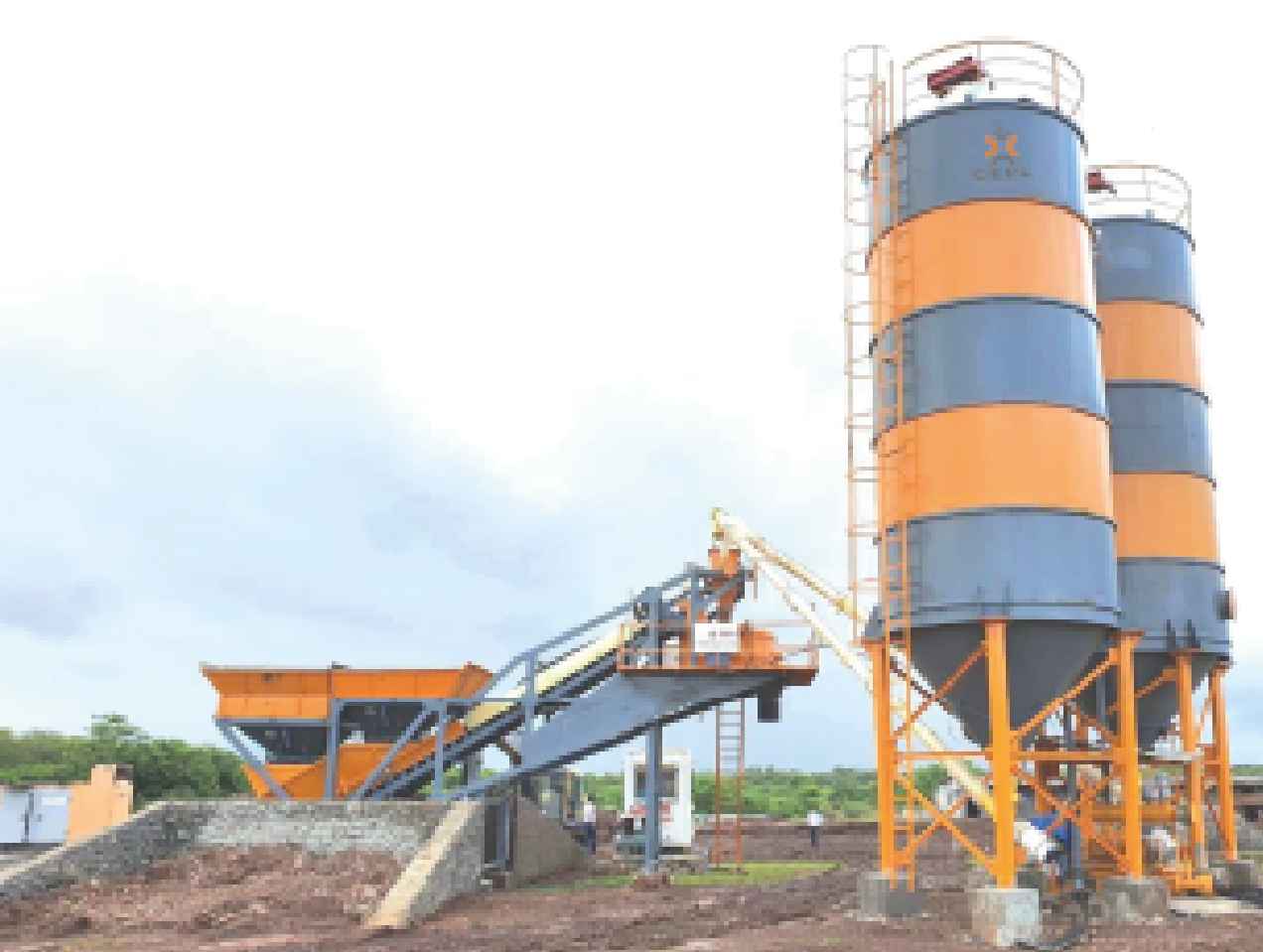 Compact Concrete Batching Plant In India